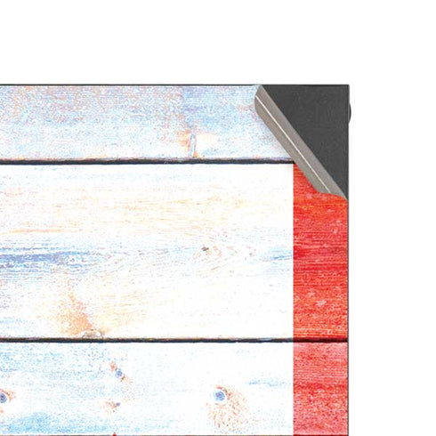 Canada Flag Light Wood Xbox Series X Console Skin